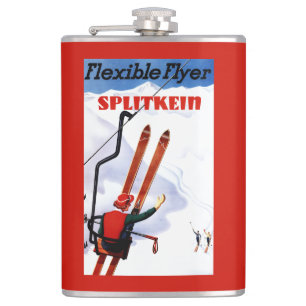 Flexibele brochure in Wooden Skis Promo Heupfles