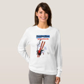 Flexibele brochure in Wooden Skis Promo T-shirt (Voorkant volledig)