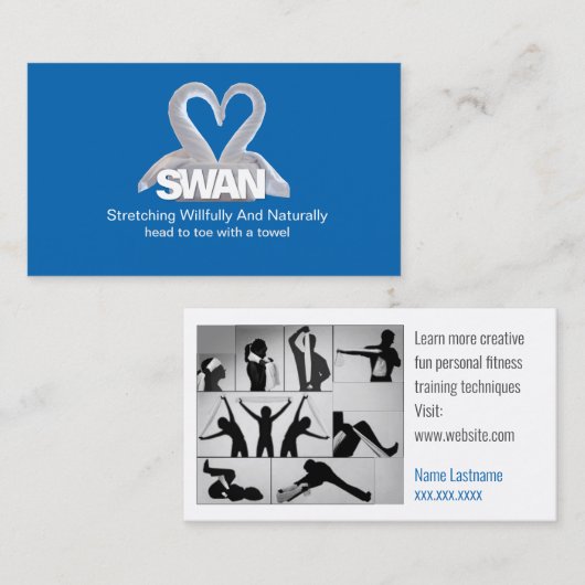 Flexibele coachingkaarten visitekaartje (Voorkant / Achterkant)