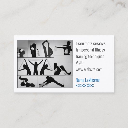 Flexibele coachingkaarten visitekaartje (Achterkant)