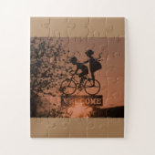 Flexibele foto-kinder puzzel met cadeaudoos legpuzzel (Verticaal)