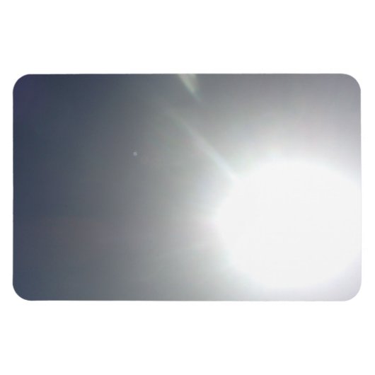 Flexibele Foto Magneet blauwe lucht (Horizontaal)