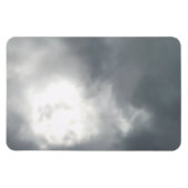 Flexibele Foto Magneet blauwe lucht (Horizontaal)