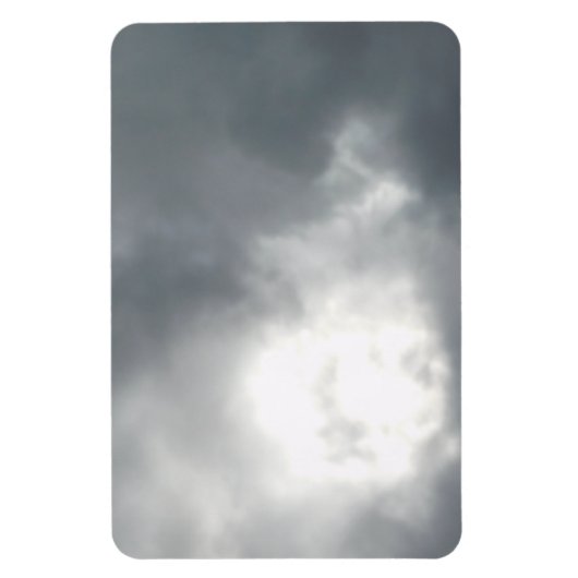 Flexibele Foto Magneet blauwe lucht (Verticaal)