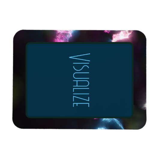 Flexibele foto-magneet met 'Visualize' Magneet (Horizontaal)