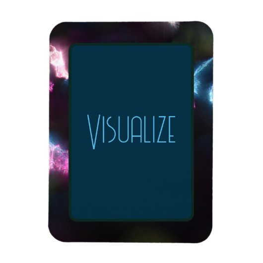 Flexibele foto-magneet met 'Visualize' Magneet (Verticaal)