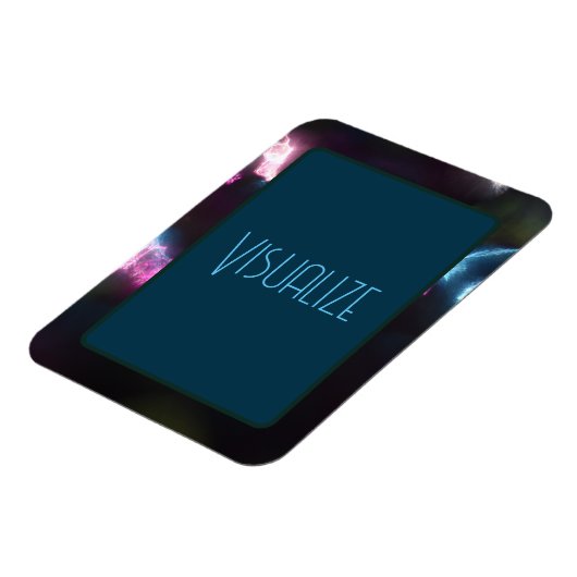 Flexibele foto-magneet met 'Visualize' Magneet (Linkerzijde)