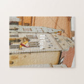 Flexibele foto-magneet van het stadsgezicht van Ri Legpuzzel (Horizontaal)