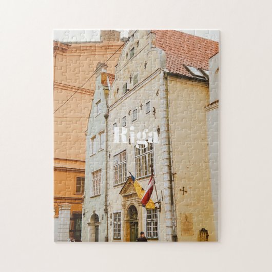 Flexibele foto-magneet van het stadsgezicht van Ri Legpuzzel (Verticaal)