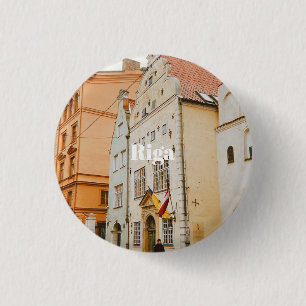 Flexibele foto-magneet van het stadsgezicht van Ri Ronde Button 3,2 Cm