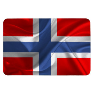 Flexibele foto Magnet #Noorse vlag Magneet