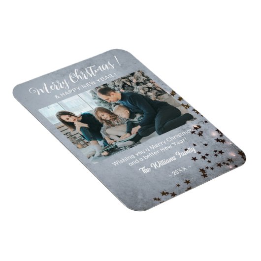 Flexibele foto met elegant kerstfeest magneet (Rechterzijde)