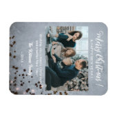 Flexibele foto met elegant kerstfeest magneet (Horizontaal)