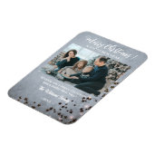 Flexibele foto met elegant kerstfeest magneet (Linkerzijde)