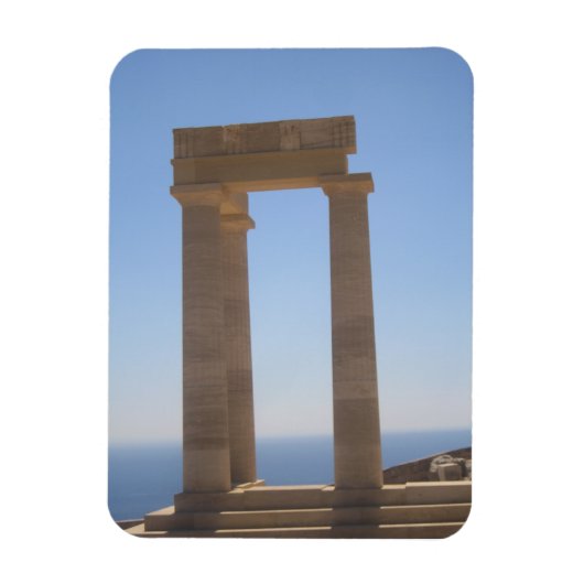 Flexibele foto van Griekse tempel Magneet (Verticaal)