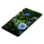 Flexibele Fotomagneet bloem blauw ontwerp Magneet (Linkerzijde)