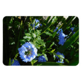 Flexibele Fotomagneet bloem blauw ontwerp Magneet (Horizontaal)
