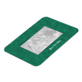 Flexibele fotomagneet - groene mozaïekrand magneet (Linkerzijde)