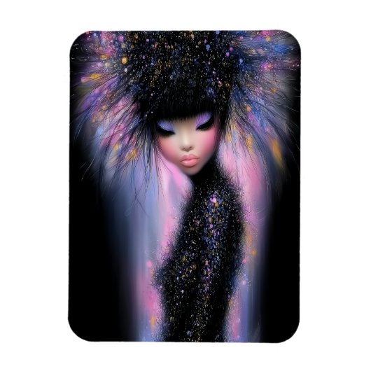 Flexibele fotomagneet Kosmische diva Stellaire glo Magneet (Verticaal)