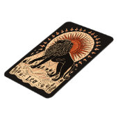 Flexibele Fotomagneet Leo Celestial Zodiac Art Magneet (Linkerzijde)