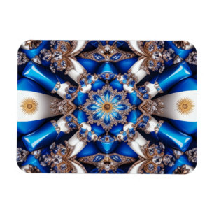 Flexibele fotomagneet met Argentijnse kleuren Magneet
