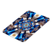 Flexibele fotomagneet met Argentijnse kleuren Magneet (Linkerzijde)