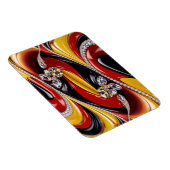 Flexibele fotomagneet met Belgische kleuren Magneet (Rechterzijde)