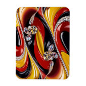 Flexibele fotomagneet met Belgische kleuren Magneet (Verticaal)