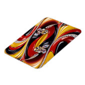 Flexibele fotomagneet met Belgische kleuren Magneet (Linkerzijde)