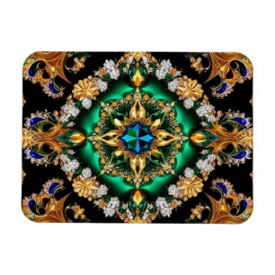 Flexibele fotomagneet met Braziliaanse kleuren Magneet