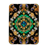 Flexibele fotomagneet met Braziliaanse kleuren Magneet (Verticaal)