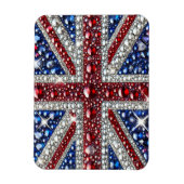 Flexibele fotomagneet met Britse kleuren Magneet (Verticaal)