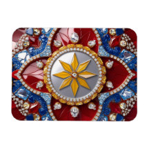 Flexibele fotomagneet met Colombia Kleuren