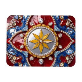 Flexibele fotomagneet met Colombia Kleuren Magneet