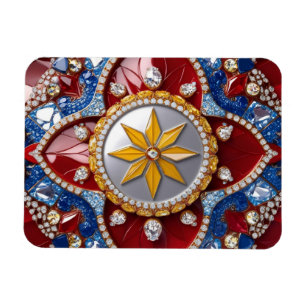 Flexibele fotomagneet met Colombia Kleuren Magneet