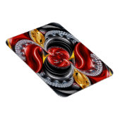 Flexibele fotomagneet met Duitse kleuren Magneet (Rechterzijde)