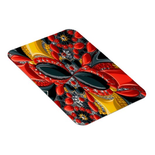 Flexibele fotomagneet met Duitsland Kleuren Magneet (Rechterzijde)