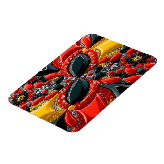 Flexibele fotomagneet met Duitsland Kleuren Magneet (Linkerzijde)