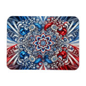 Flexibele fotomagneet met Franse kleuren Design Magneet (Horizontaal)