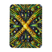 Flexibele fotomagneet met Jamaicaanse kleuren Magneet (Verticaal)