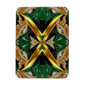 Flexibele fotomagneet met Jamaicaanse kleuren Magneet (Verticaal)