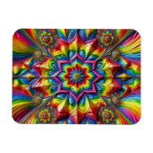 Flexibele fotomagneet met LGBTQ-kleuren Magneet (Horizontaal)