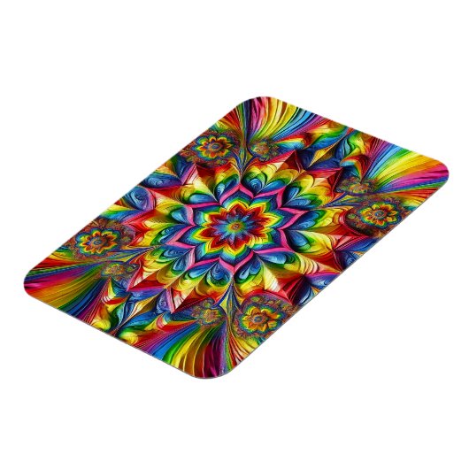 Flexibele fotomagneet met LGBTQ-kleuren Magneet (Linkerzijde)