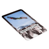 Flexibele fotomagneet met moderne aangepaste onder magneet (Rechterzijde)