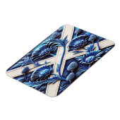 Flexibele fotomagneet met Schotse distels Magneet (Linkerzijde)