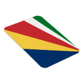 Flexibele fotomagneet met Seychellen kleuren Magneet (Rechterzijde)