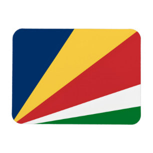 Flexibele fotomagneet met Seychellen kleuren Magneet