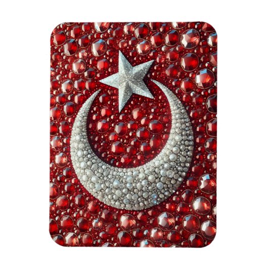 Flexibele fotomagneet met Turkse kleuren Magneet (Verticaal)
