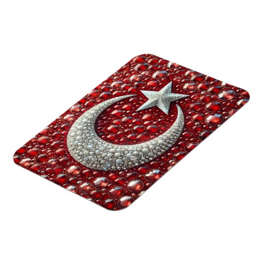 Flexibele fotomagneet met Turkse kleuren Magneet (Linkerzijde)