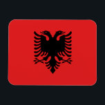 Flexibele fotomagneet met vlag van Albanië Magneet<br><div class="desc">Voeg een levendige toets van Albanese trots toe aan uw ruimte met onze exclusieve flexibele magneet met de vlag van Albanië! Deze flexibele magneet, vervaardigd met nauwgezette aandacht voor detail, is meer dan alleen functioneel; het is een viering van het Albanese erfgoed en culturele trots. Het gedurfde ontwerp toont de...</div>